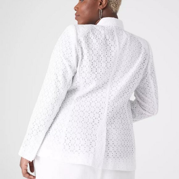Lane Bryant Eyelet Blazer - Picture 2 of 4